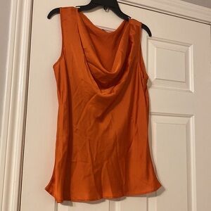 Notations Cowl Neck Sleeveless Top